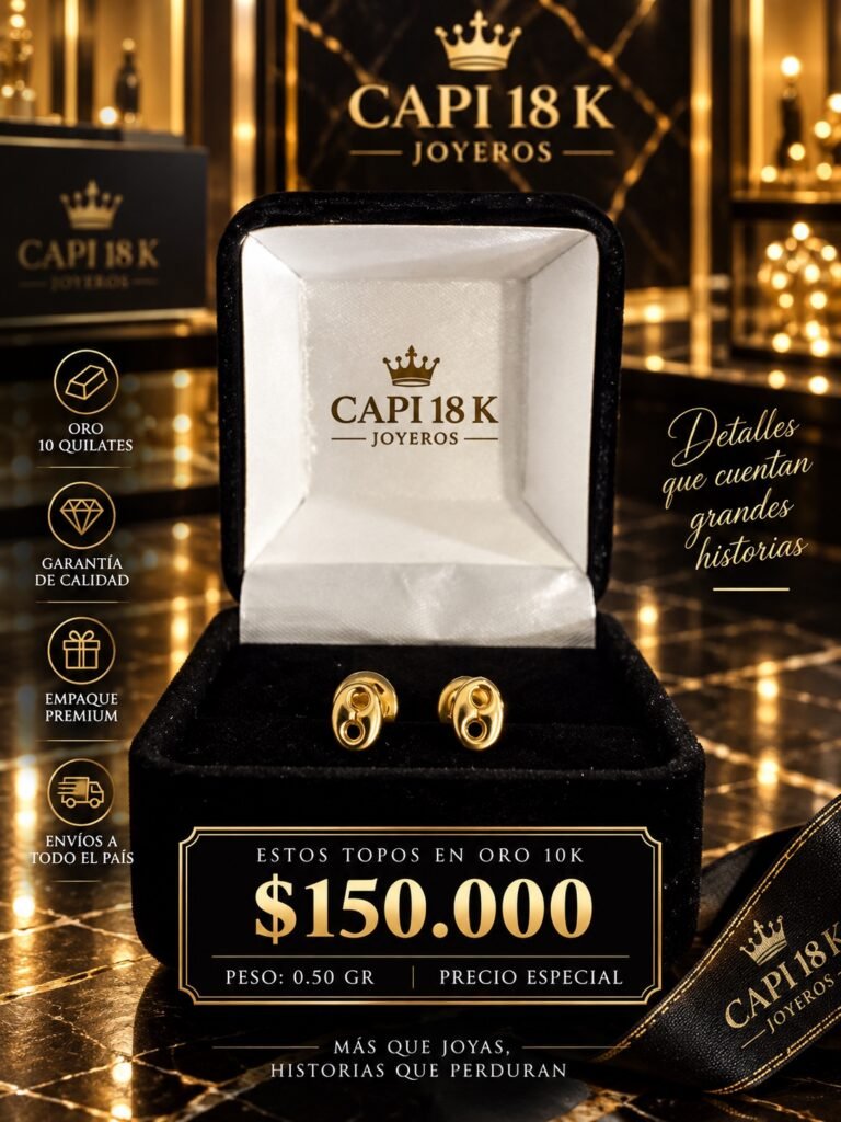 Topos Infinito en Oro 10K